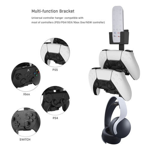 Universal Controller & Headset Wall Mount - White