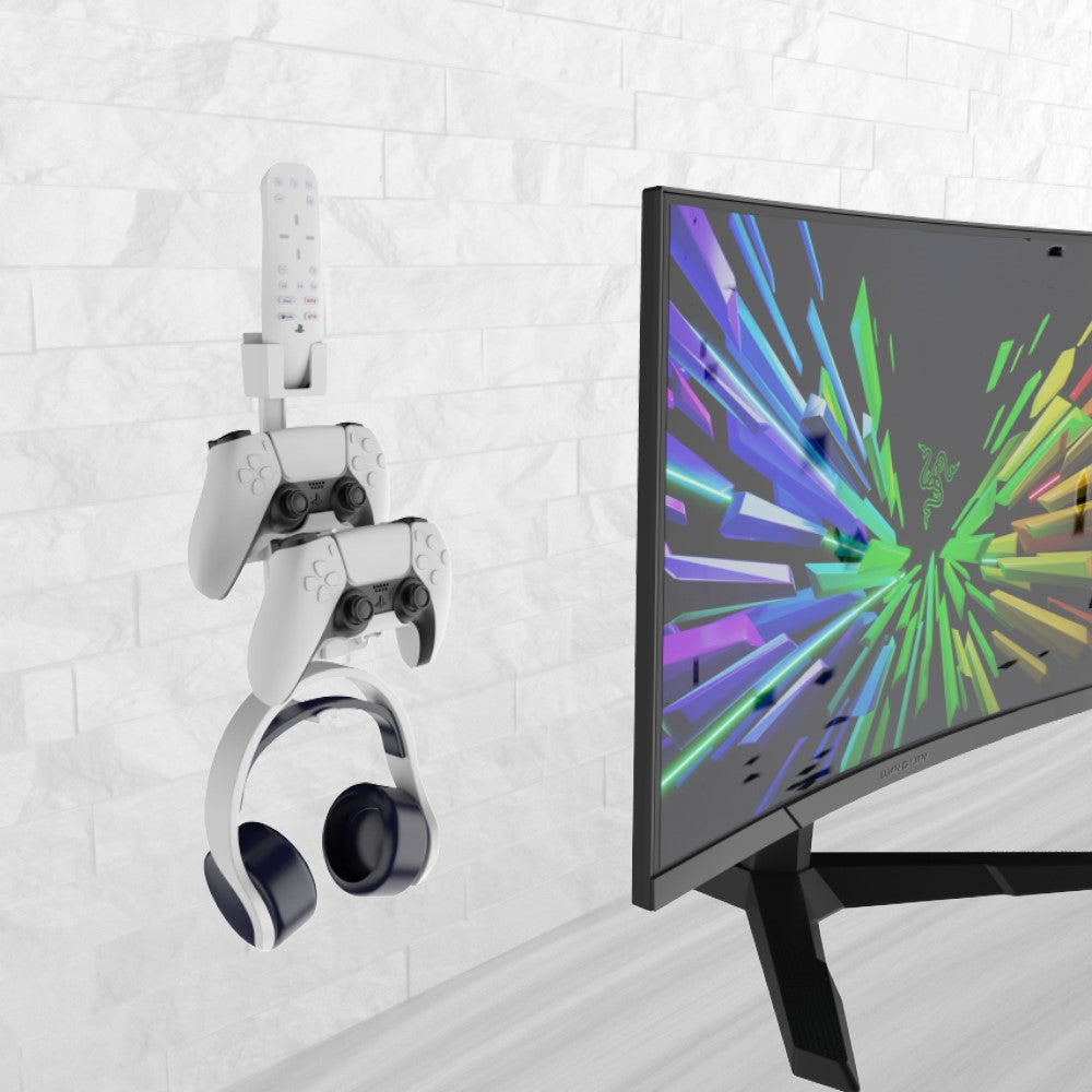 Universal Controller & Headset Wall Mount - White