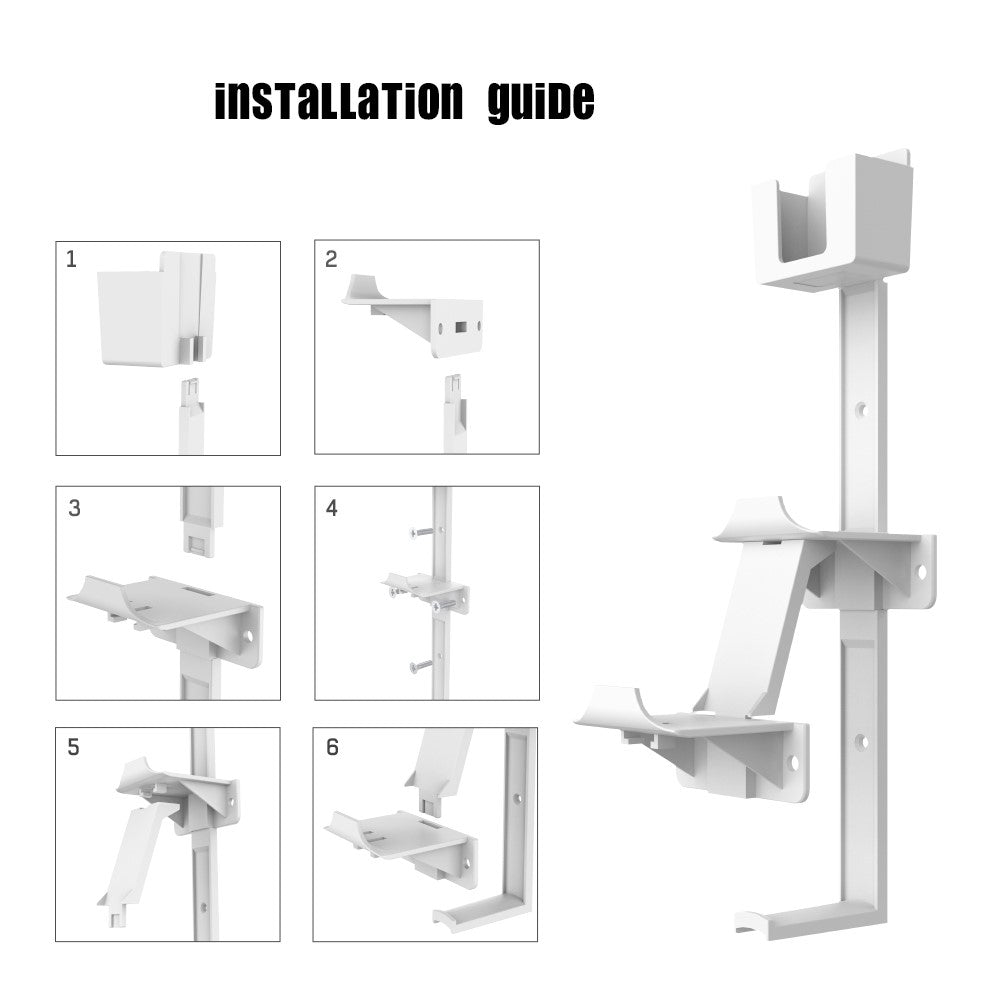 Universal Controller & Headset Wall Mount - White
